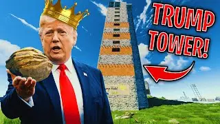 Строительство башни Трампа в событии Rust Global Warfare