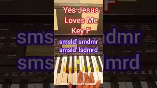 Valentine Song, episode 1 Yes Jesus Loves Me, pianotutorial/ solfanotes Using Reggae beat. Key F.