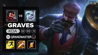 Graves vs Viego Jungle - KR Grandmaster - Patch 12.22 Season 12