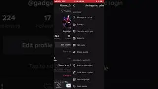 Get dark mode on TikTok