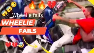 WHEELIE FAILS 😱  || #wheeliefail #papakipari #stunts