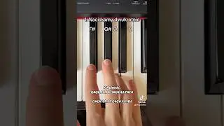 Jak zagrać najpopularniejszą piosenkę żabsona na pianinie #pianino #tutorial