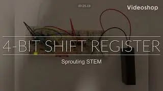 How to Construct a 4-Bit Shift Register