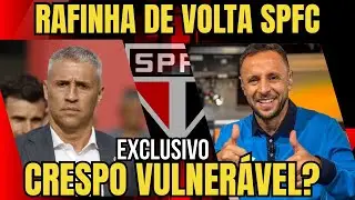 EXCLUSIVO: RAFINHA NOVO CORDENDOR  FUTEBOL SPFC - CRESPO- HARRY MASSIS - ELENCO- AS &Uacute;LTIMAS!!