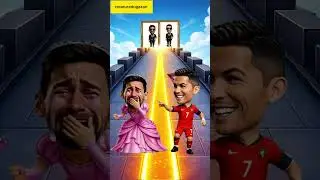 Messi or Ronaldo? This debate will never end! 😂🔥 #football #funny #edit #messi