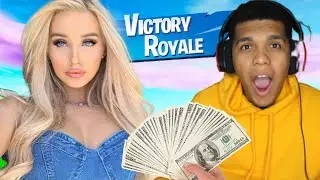 IF YOU WIN FORTNITE, I Will Give You $1000 w/ Charlotte Parkes