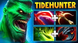 25 Kills Tidehunter One Shot Meta 🔥🔥🔥Hard Carry Rampage | Dota 2 Gameplay