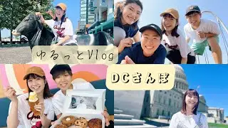 【Vlog】DCさんぽ！リンカーンと美術館とカヌーと牡蠣とスイーツ！