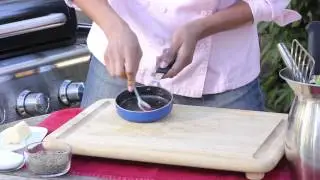 Grilled Asparagus With a Red Wine Sauce : Grilling Fruits & Veggies