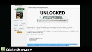 Cricket Wireless iPhone Unlocking info for International Use and WARNING