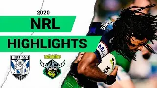 NRL Highlights | 2020 Trial Highlights - Bulldogs v Raiders