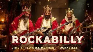 ROCKABILLY THREE KINGS SING TO BABY JESUS | CHRISTMAS MUSIC 🎸👑✨