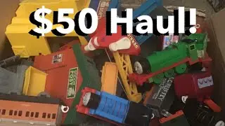 $60 ENGINE FOUND | Thomas and Friends $50 Tomy/TrackMaster Haul (Facebook Marketplace)