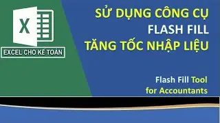 EXCEL TIP: SỬ DỤNG CÔNG CỤ FLASH FILL TĂNG TỐC NHẬP LIỆU