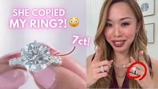 She LOVED My Engagement Ring, So I Made a 7ct Round Diamond For Her!