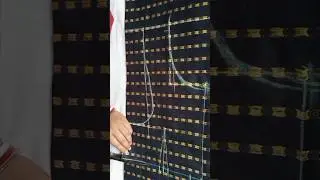 36 Size Deep Neck Blouse Cutting | 10 inch ka deep neck blouse cutting
