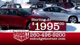 Budget Corner Used Cars starting at $1995 in Fort Wayne Indiana