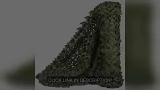 Camouflage Net Bulk Roll - Shade Net for Hunting, Home Decor, Paintball, Bird Watching, Camping, Car