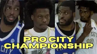 Pro City New York Championship! NY vs NJ! ICFMF vs Hoopsville Elite Juju, Jameel Warney, AJ English