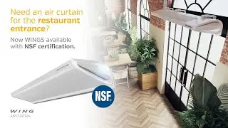 WING Air Curtain features - NSF Certification
