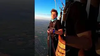 Insane Skydive From a Hot Air Balloon 😱🪂 | #skydiving #extremesports #adrenaline #adventure #travel