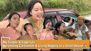My Simple Village Life | Harvesting Cardamom & Living Happily in a Small Home #villagelife #simple 