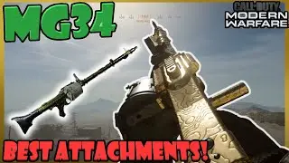 MG34 Best Attachments! Gold Camo! - Modern Warfare