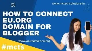 How to connect eu.org domain to Blogger | Eu.Org Domain to Blogger | Mc Tech Solutions
