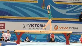 JEM Sofia 2014 Qualifikation Senioren Team Aliya Mustafina  RUS Balken