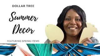 DIY Dollar Tree Summer Decor | Sweet Summer Door Hanger | Summer Decor On A Budget | Summer 2020