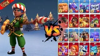 Jolly Champion Vs All Troops | Clash of Clans | Clashflict
