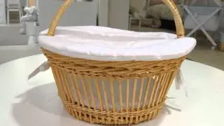 NanaLuna Decoraci&oacute;n Colecci&oacute;n Cestas de Mimbre HD