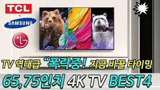 2026 가성비 65 75인치 4K TV 추천 BEST4 LG 65QNED65ABA 삼성 KQ65QF6AAFXKR TCL QNED qled 티비 비교