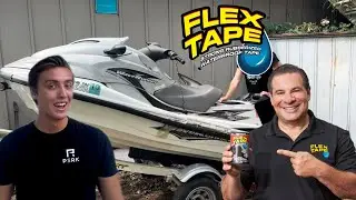 Fixing my JetSki only with the power of flex tape ￼