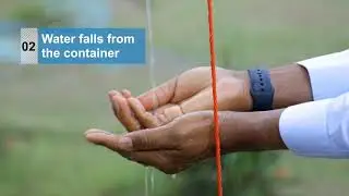 How to wash your hands with the tippy tap