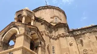Akdamar Cathedral, located on Akdamar Island in Van