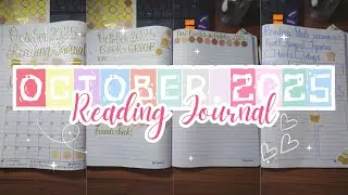 OCTOBER 2025 READING JOURNAL | Cute Pastel Theme | Planwithme | Giansstory | Giansjournal