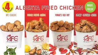 Alberta Fried Chicken - Pure Canadian Recipe. Available in 4 Different Flavours.