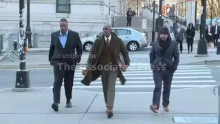 Former NBA player Damon Jones arrives for court in alleged rigged poker games scheme