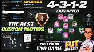 4312/ 4-3-1-2 Custom Tactics Explained in EA FC 24 Ultimate Team | Rank 1 Easy | Fut Champs