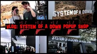 VLOG: SYSTEM OF A DOWN POP UP SHOP & BAND POSTER HUNTING IN HMV