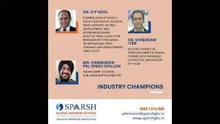 Get Mentored by Industry Champions: Enrol Now in PGDM Program @ Sparsh Global Business School (SGBS)