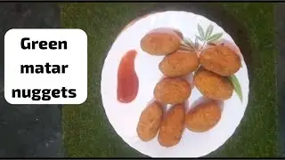 Green matar nuggets #shorts #recipe #snacks #nuggets #matar #shortsfeed #trending #viral #cooking 