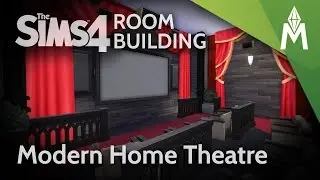 The Sims 4 Room Building   Modern Home Theatre