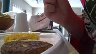 Eating my Big Breakfast from McDonalds!
