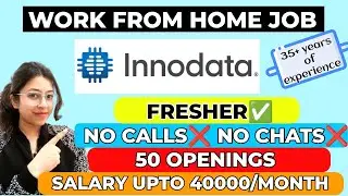 🔥 WORK FROM HOME Job | 50+ Vacancies | No Calls/Chats❌ | Freshers & Experienced🌍