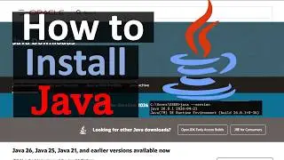 How to Install Java (JDK) in Windows 11 (Updated 2026) | Learning A-Z