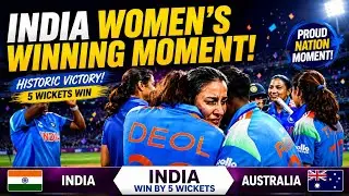 Watch - India Women's Winning Moment Today, Ind Vs Aus Women's World Cup, Jemimah Rodrigues batting