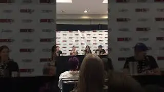Dominique P-C talking about the Christmas dance (Wynonna Earp 3x06) Fan Expo Canada