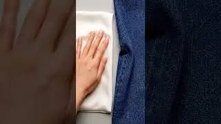 Satin & Denim Whispers ✨ #satisfying #asmr #relaxing #relax #oddlysatisfying #crystals #mukbang